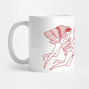 3 Winged Greek Gods Bringing Gifts of Love Mug